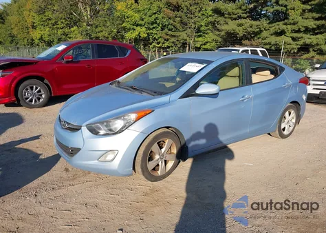 2012 Hyundai Elantra Gls (Ulsan Plant) из США, поврежденный, VIN KMHDH4AE8CU335723